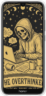 Силикон с усиленными углами чехол The Overthinker для Huawei Y6s - 6774sp-1871 изображение 