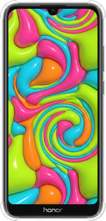 Силикон с усиленными углами чехол Y2K Jelly Dream для Huawei Y6s - 6780sp-1871 изображение 