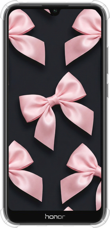 Силіконовий протиударний с посиленими кутами чехол Coquette Ribbons Dark Coquette для Huawei Y6s - 6767sp-1871 изображение 