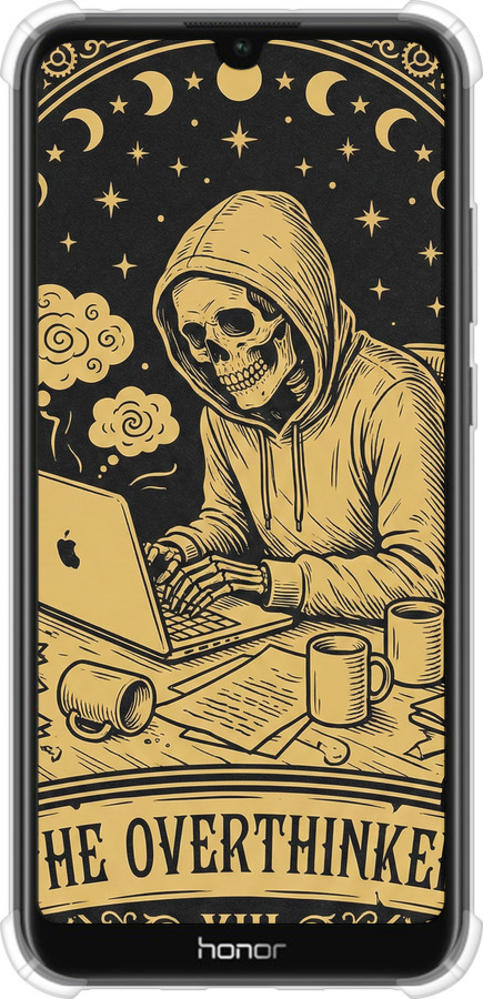 Силикон с усиленными углами чехол The Overthinker для Huawei Y6s - 6774sp-1871 изображение 