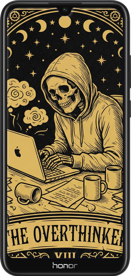 2D пластиковый чехол The Overthinker для Huawei Y6s - 6774t-1871 изображение 