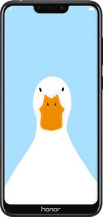 Силіконовий чехол Гусак для Huawei Honor 8C - 6350u-1590 изображение 