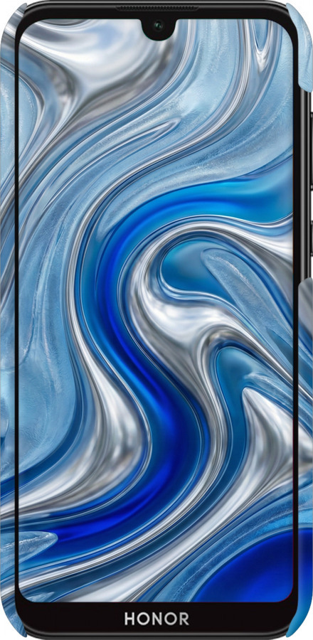 3D пластиковый матовый чехол Liquid Chrome для Huawei Honor 8S - 6781m-1679 изображение 