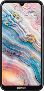 Силиконовый чехол Мрамор красивый для Huawei Honor 8S - 6376u-1679 изображение 