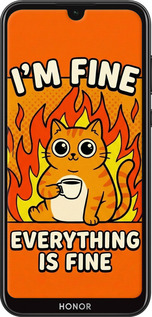 2D пластиковый чехол Funny Cat для Huawei Honor 8S - 6786t-1679 изображение 