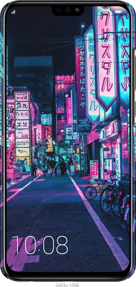 3D пластиковый матовый чехол № 5403 для Huawei Honor 8X - 5403m-1596 изображение 