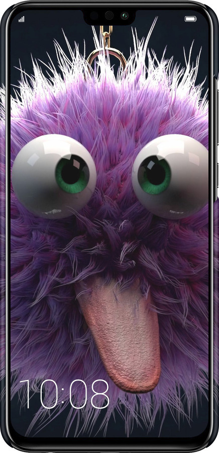 3D пластиковый матовый чехол Пушистик для Huawei Honor 8X - 6017m-1596 изображение 