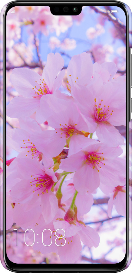 3D пластиковий матовий чехол Сакура для Huawei Honor 8X - 6029m-1596 изображение 