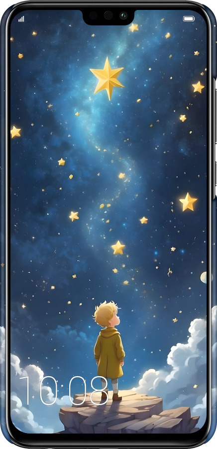 3D пластиковий матовий чехол Маленький принц для Huawei Honor 8X - 6326m-1596 изображение 