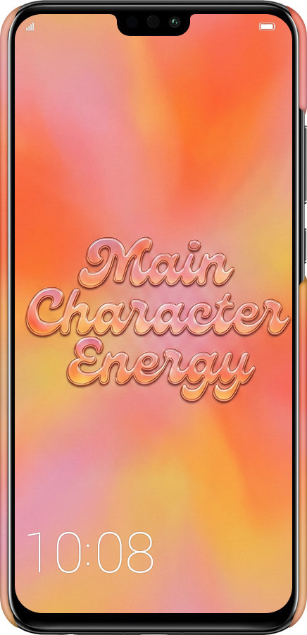 3D пластиковый матовый чехол Aura Gradient Main Character Energy Aesthetic Y2K для Huawei Honor 8X - 6783m-1596 изображение 