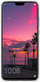 Силикон с усиленными углами чехол Пальмы для Huawei Honor 8X - 5873sp-1596 изображение 