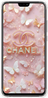 Силіконовий протиударний с посиленими кутами чехол Шанель для Huawei Honor 8X - 6366sp-1596 изображение 