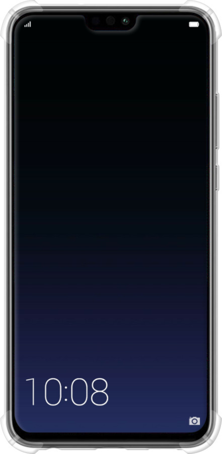 Силикон с усиленными углами чехол Градиент в тёмно - синем стиле для Huawei Honor 8X - 6542sp-1596 изображение 