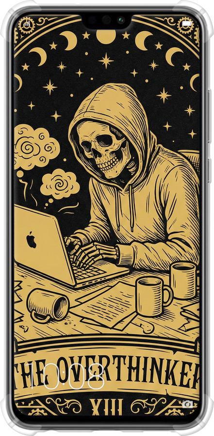 Силикон с усиленными углами чехол The Overthinker для Huawei Honor 8X - 6774sp-1596 изображение 