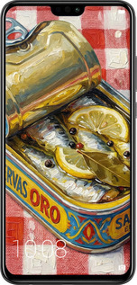 2D пластиковий чехол Vintage Sardine Tin Phone для Huawei Honor 8X - 6772t-1596 изображение 