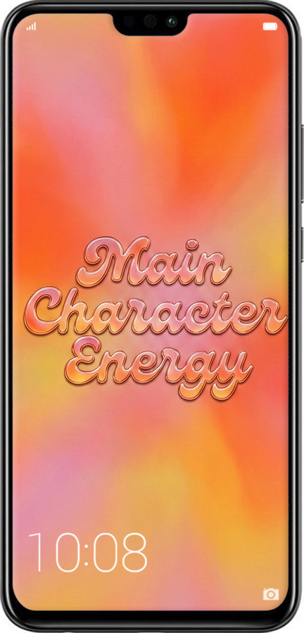2D пластиковый чехол Aura Gradient Main Character Energy Aesthetic Y2K для Huawei Honor 8X - 6783t-1596 изображение 