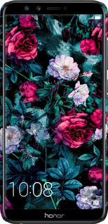 3D пластиковий матовий чехол Сад та троянди для Huawei Honor 9 Lite - 6483m-1359 изображение 