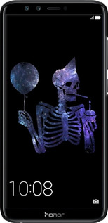 3D пластиковый матовый чехол Скелетное искусство для Huawei Honor 9 Lite - 6536m-1359 изображение 