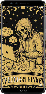 3D пластиковый матовый чехол The Overthinker для Huawei Honor 9 Lite - 6774m-1359 изображение 