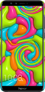 3D пластиковый матовый чехол Y2K Jelly Dream для Huawei Honor 9 Lite - 6780m-1359 изображение 