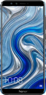 3D пластиковий матовий чехол Liquid Chrome для Huawei Honor 9 Lite - 6781m-1359 изображение 