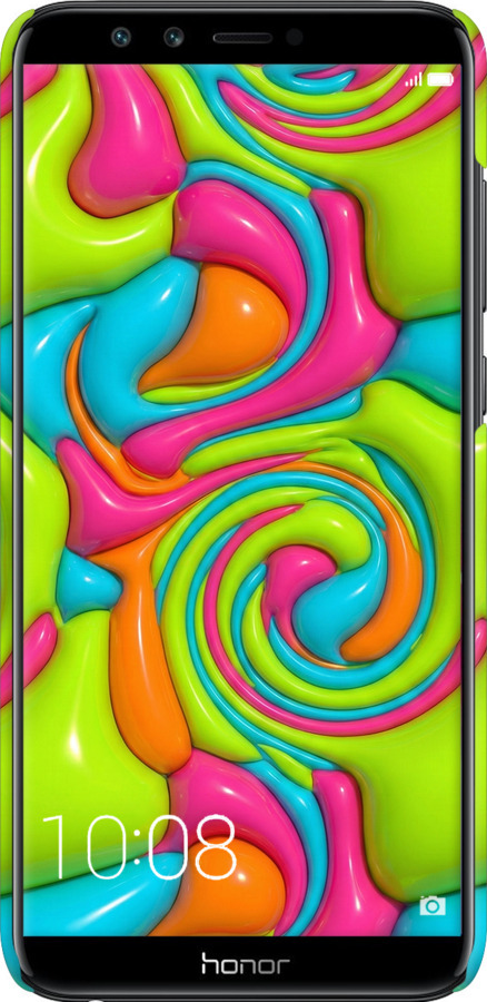 3D пластиковый матовый чехол Y2K Jelly Dream для Huawei Honor 9 Lite - 6780m-1359 изображение 