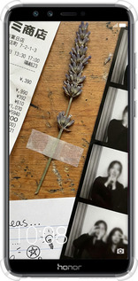 Силикон с усиленными углами чехол Aesthetic Scrapbook Collage для Huawei Honor 9 Lite - 6773sp-1359 изображение 