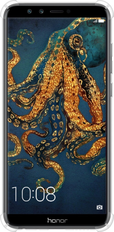 Силіконовий протиударний с посиленими кутами чехол № 5433 для Huawei Honor 9 Lite - 5433sp-1359 изображение 