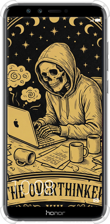 Силикон с усиленными углами чехол The Overthinker для Huawei Honor 9 Lite - 6774sp-1359 изображение 