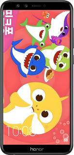 2D пластиковый чехол Бейби Шаркс для Huawei Honor 9 Lite - 6305t-1359 изображение 