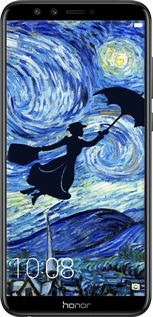 2D пластиковий чехол Із зображенням Мері Поппінс «Зоряна ніч» для Huawei Honor 9 Lite - 6487t-1359 изображение 