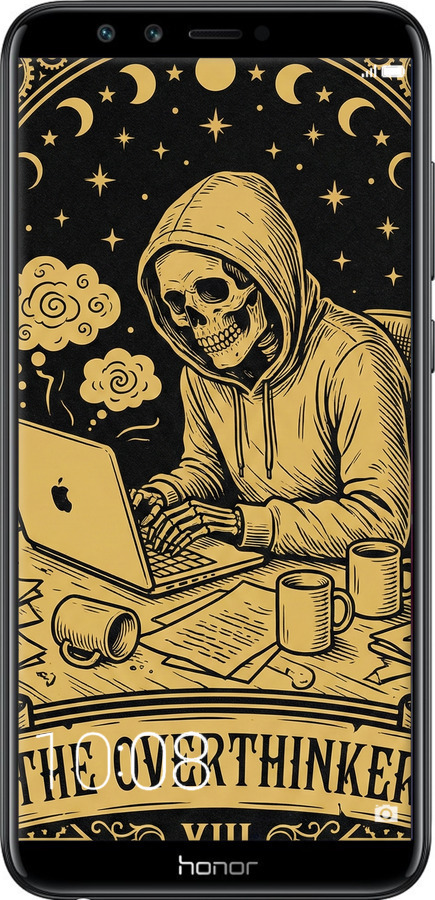 2D пластиковий чехол The Overthinker для Huawei Honor 9 Lite - 6774t-1359 изображение 