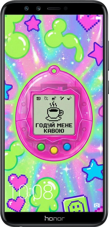 Силиконовый чехол Y2K Aesthetic Retro Pet: Годуй мене кавою для Huawei Honor 9 Lite - 6784u-1359 изображение 