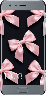 3D пластиковий матовий чехол Coquette Ribbons Dark Coquette для Huawei Honor 9 - 6767m-998 изображение 