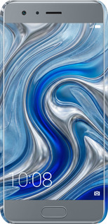 3D пластиковий матовий чехол Liquid Chrome для Huawei Honor 9 - 6781m-998 изображение 