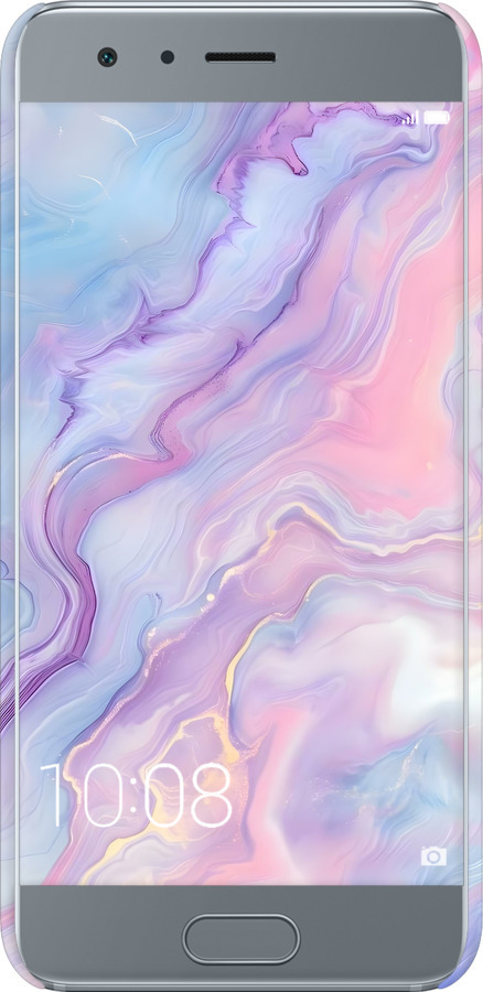 3D пластиковий матовий чехол Нежный мрамор для Huawei Honor 9 - 6310m-998 изображение 