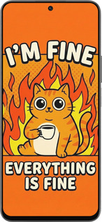 Силиконовый чехол Funny Cat для Huawei Honor 90 Lite - 6786u-3131 изображение 