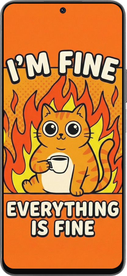 Силиконовый чехол Funny Cat для Huawei Honor 90 Lite - 6786u-3131 изображение 