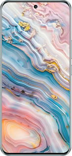 Силиконовый чехол Мрамор красивый для Huawei Honor 90 - 6376u-3088 изображение 