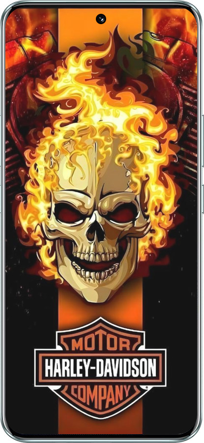 Силіконовий чехол Харлей девидсон для Huawei Honor 90 - 6370u-3088 изображение 