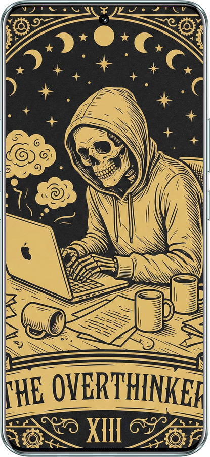 Силіконовий чехол The Overthinker для Huawei Honor 90 - 6774u-3088 изображение 