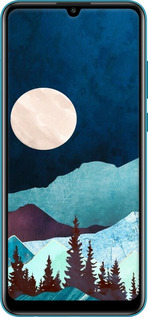 Силиконовый чехол Горная идиллия ночной пейзаж для Huawei Honor 9A - 6488u-1900 изображение 
