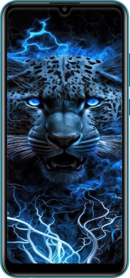 Силіконовий чехол Крижаний леопард для Huawei Honor 9A - 6460u-1900 изображение 