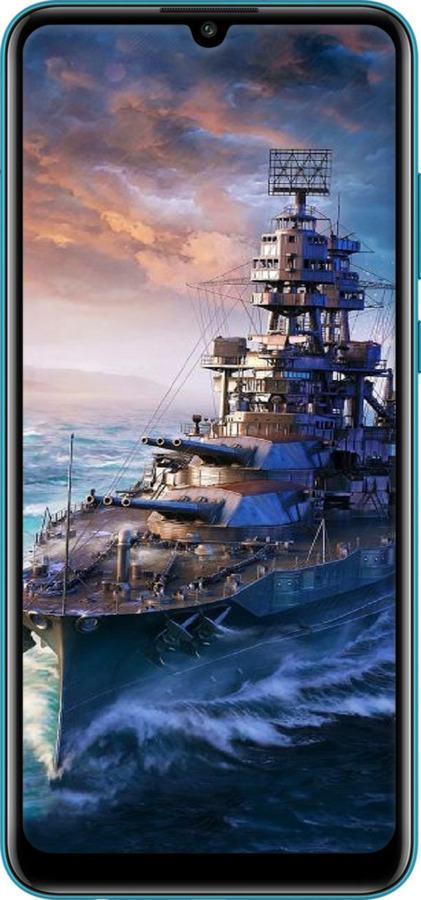 Силиконовый чехол Военный корабль, world of tanks, wargaming для Huawei Honor 9A - 6461u-1900 изображение 