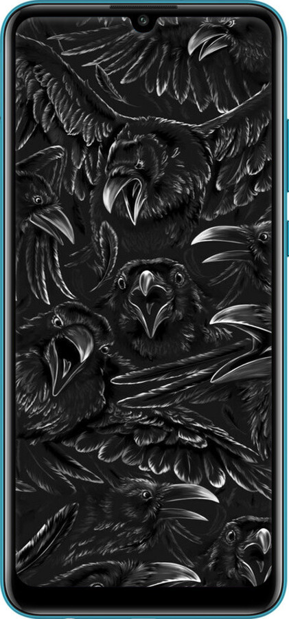 Силиконовый чехол Воронья ярость для Huawei Honor 9A - 6474u-1900 изображение 