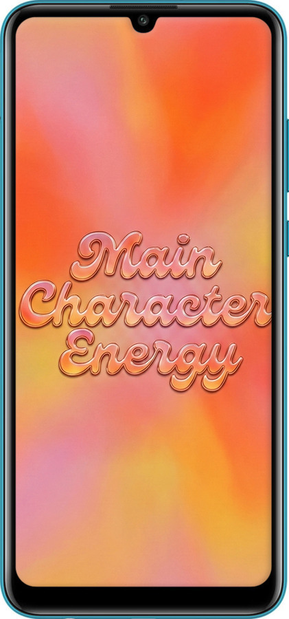 Силіконовий чехол Aura Gradient Main Character Energy Aesthetic Y2K для Huawei Honor 9A - 6783u-1900 изображение 