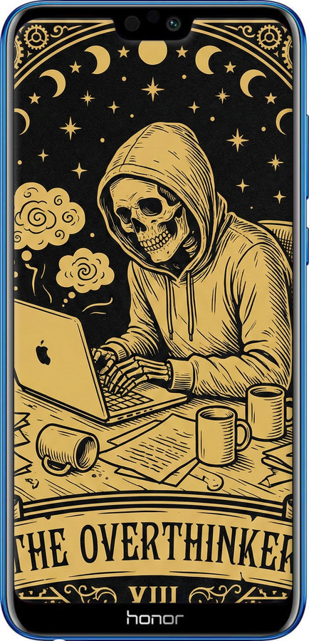 Силиконовый чехол The Overthinker для Huawei Honor 9i - 6774u-1853 изображение 