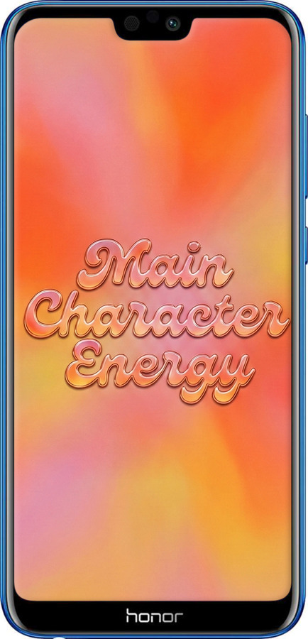 Силиконовый чехол Aura Gradient Main Character Energy Aesthetic Y2K для Huawei Honor 9i - 6783u-1853 изображение 