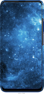 3D пластиковый матовый чехол Звёздное небо для Huawei Honor 9X - 167m-1746 изображение 