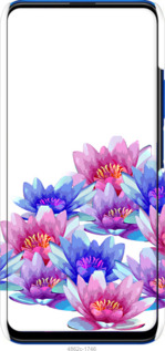 3D пластиковый матовый чехол Лотос для Huawei Honor 9X - 4862m-1746 изображение 